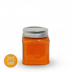 جار شیشه ای دواتی درب کانتینری سایز2